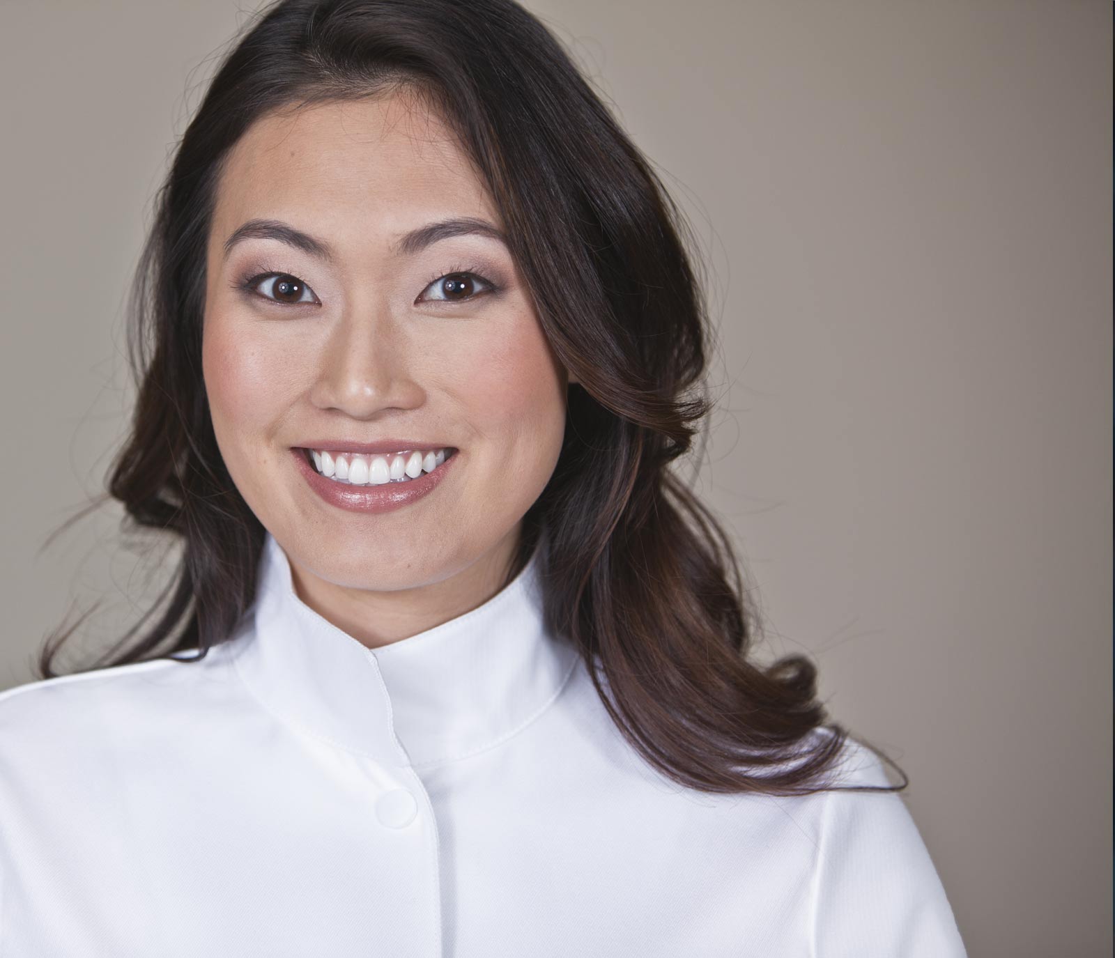 HIGH COLLAR LAB COAT