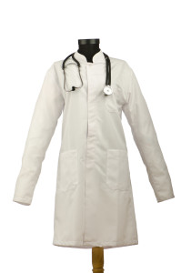 This lab coat resembles a glorified smock. 